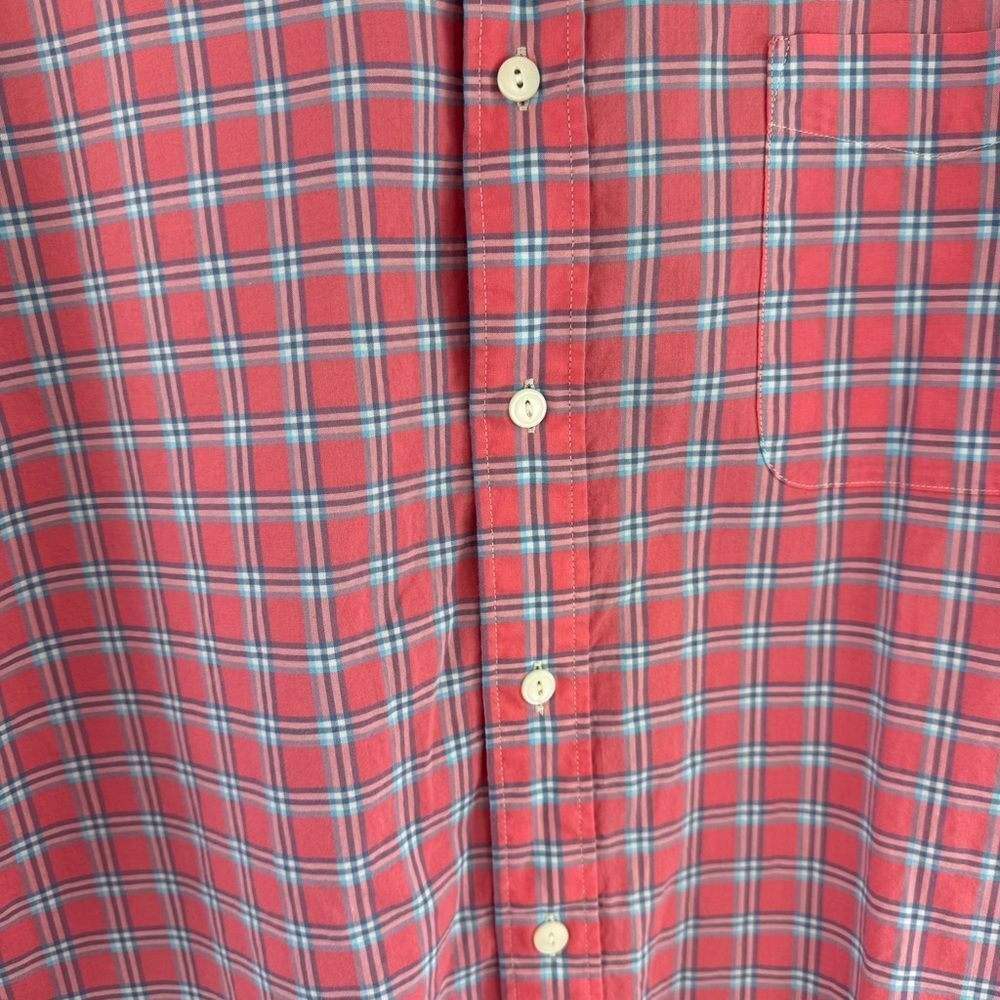 Faherty Plaid Button Down Long Sleeve Cotton Shirt - image 3
